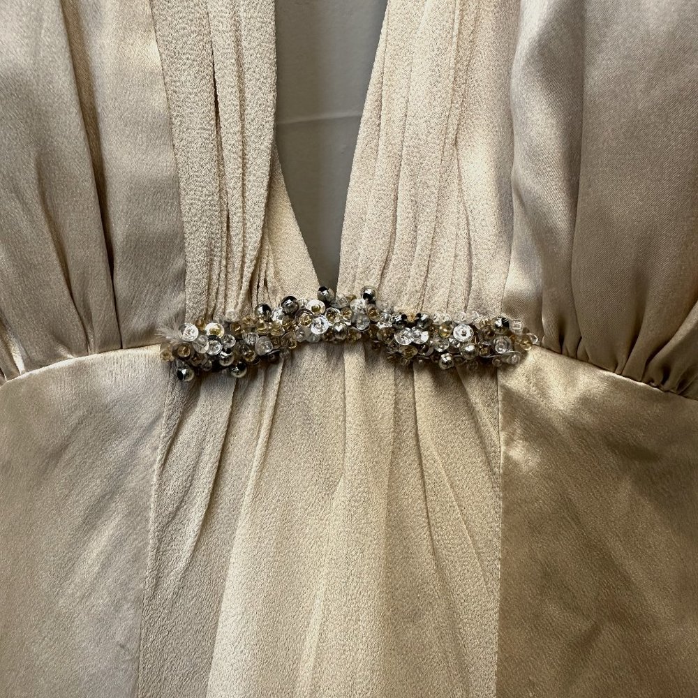 White House Black Market - Silk Halter Dress Size 6